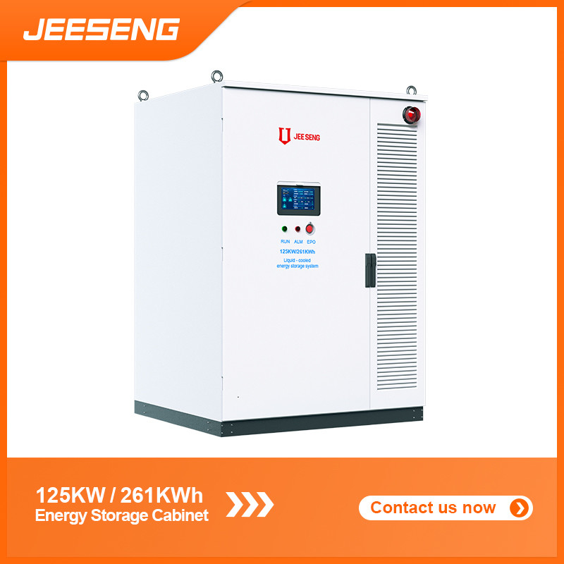 125KW/261KWh Υγρά ψυγείο Υπηρεσία αποθήκευσης ενέργειας για βιομηχανικό και εμπορικό σύστημα αποθήκευσης ενέργειας