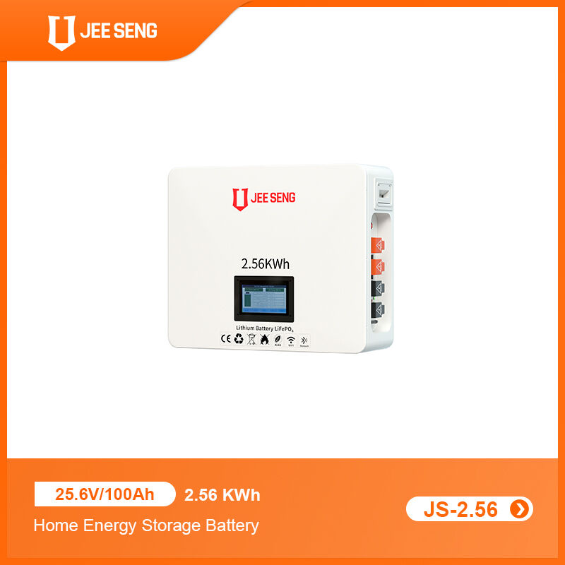 2.56KWh Οικιακό σύστημα αποθήκευσης ενέργειας που τοποθετείται στον τοίχο με προηγμένη τεχνολογία BMS για σύστημα ηλιακής ενέργειας