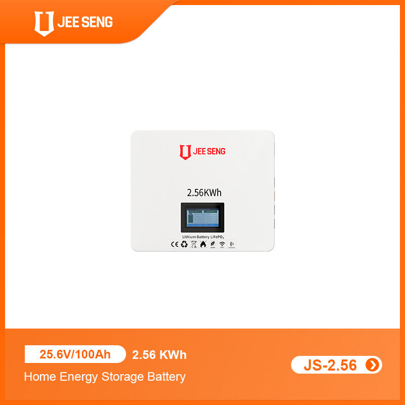 2.56KWh Οικιακό σύστημα αποθήκευσης ενέργειας που τοποθετείται στον τοίχο με προηγμένη τεχνολογία BMS για σύστημα ηλιακής ενέργειας