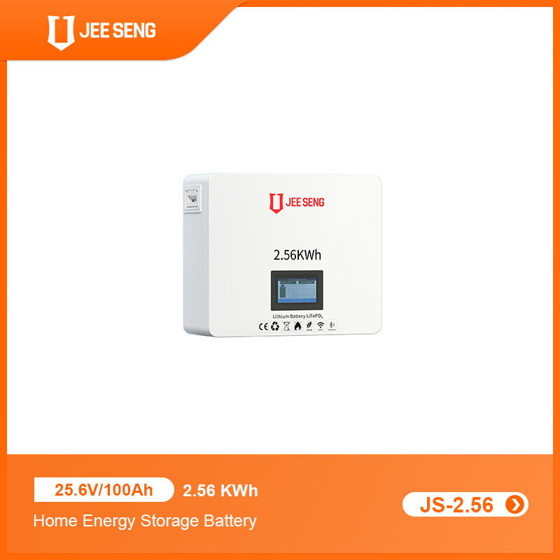 2.56KWh Οικιακό σύστημα αποθήκευσης ενέργειας που τοποθετείται στον τοίχο με προηγμένη τεχνολογία BMS για σύστημα ηλιακής ενέργειας