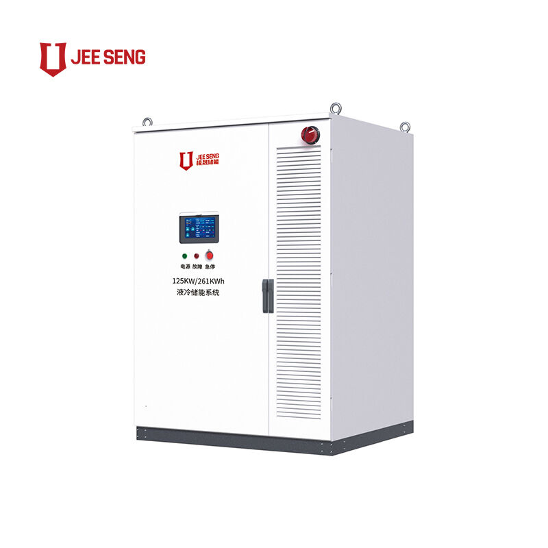 125KW/261KWh Υγρά ψυγείο Υπηρεσία αποθήκευσης ενέργειας για βιομηχανικό και εμπορικό σύστημα αποθήκευσης ενέργειας